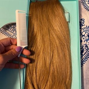 100% human hair halo.